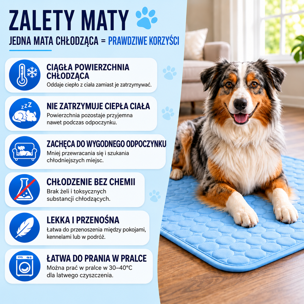 Chłodna Mata - Chłodząca Mata dla Psa™