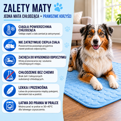 Chłodna Mata - Chłodząca Mata dla Psa™